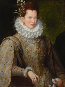 Portrait Of A Lady Of The Court — Lavinia Fontana, Mannerism