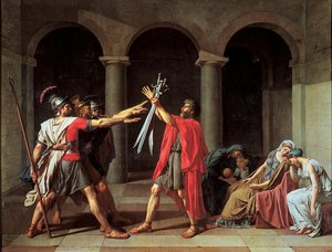 The Oath Of The Horatii — Jacques-louis David, Neoclassicism
