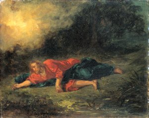 The Agony In The Garden, Eugène Delacroix, 1851 — Eugène Delacroix, Romantic Movement