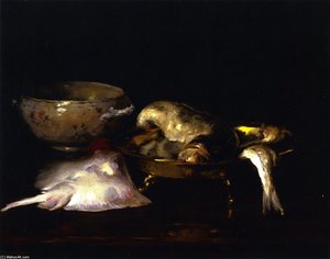 Still Life: Fish — William Merritt Chase