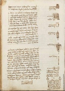 Codex Madrid I, F.112v — Leonardo Da Vinci