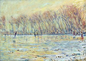 Scaters In Giverny — Claude Monet