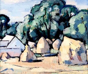 Laggan Farm Buildings Near Dalbeattie — Samuel John Peploe