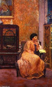 Madame Marcel Kapferer At Home — Jean-édouard Vuillard