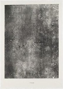 Soot (la Suie) From The Portfolio Expanses, Partitions (etendues, Parois) From Phenomena (les Phénomènes) — Jean Philippe Arthur Dubuffet