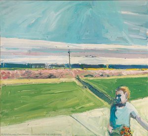 Landscape With Boy And Bouquet — Paul Wonner