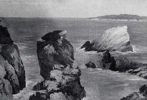 Monterey Seascape, (painting) — Von Luerzer