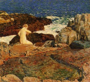 East Headland Pool — Frederick Childe Hassam