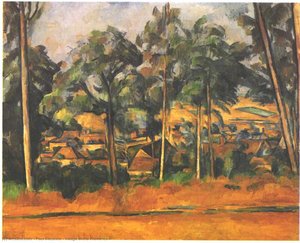 Village In The Provence — Paul Cézanne, Post-impressionism