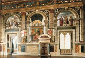 Decoration Of The Sala Del Gigli — Domenico Ghirlandaio, Late Gothic Style