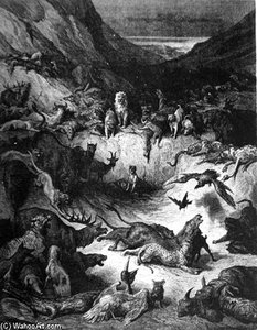 The Animals Fallen Sick With The Plague — Paul Gustave Doré