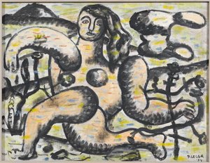 The Kneeling Woman — Fernand Léger