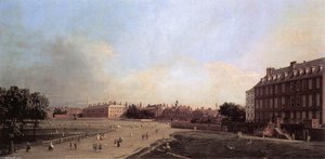 London: The Old Horse Guards From St James's Park — Canaletto, Rococo