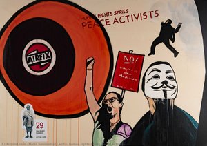 Airfix, Human Rights Series, Peace Activists — Malte Sonnenfeld