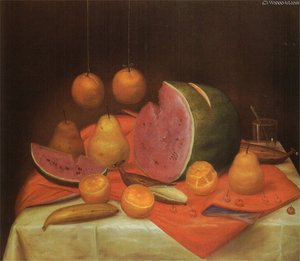 Nature Morte À La Pastèque — Fernando Botero