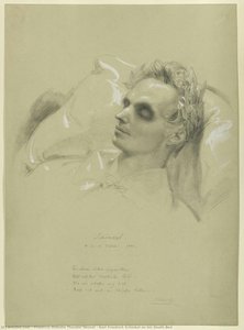 Karl Friedrich Schinkel On His Death Bed — Friedrich Wilhelm Theodor Hensel, Romanticism