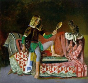 The Cat In The Mirror — Balthus
