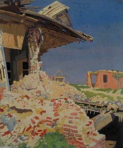 The Main Street, Combles — Sir William Newenham Montague Orpen