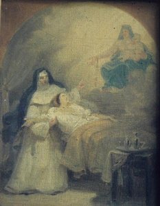 Religieuse Mourante — Raverat Vincent Nicolas