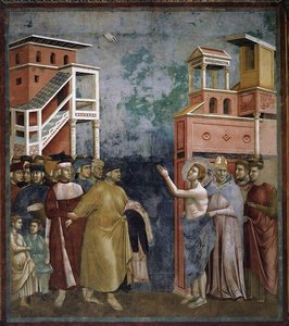 St. Francis Renounces All Worldly Goods — Giotto Di Bondone
