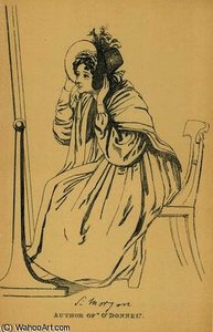 Lady Morgan — Daniel Maclise, Romantic Illustration
