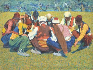 Gamblers — Đoko Mazalić, Academic Realism