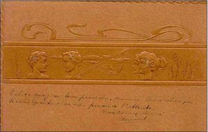 Small Greek Heads — Raphael Kirchner, Art Nouveau