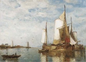 Shipping On A Calm — Paul Jean Clays