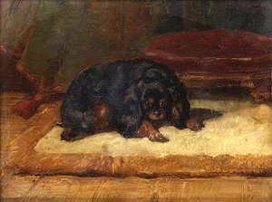 King Charles Spaniel — Frederick Goodall