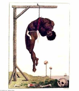 A Negro Hung Alive By The Ribs To A Gallows — William Blake