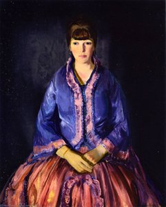 Emma In The Purple Dress — George Wesley Bellows, Ashcan School