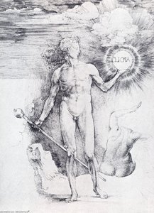 Apollo With The Solar Disc — Albrecht Dürer