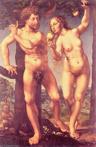 Adam And Eve In Paradise — Jan Gossaert (mabuse)