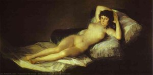 The Nude Maja (la Maja Desnuda) — Francisco José De Goya Y Lucientes, Romanticism