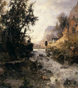 Mountain Torrent After The Storm — Robert Russ