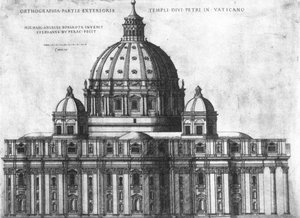 Project For St Peter's In Rome — Etienne Dupérac