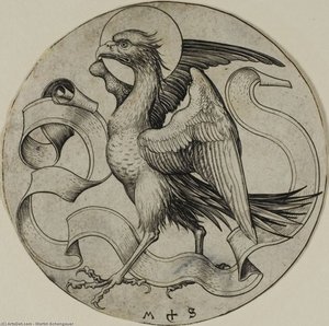The Eagle Of St.jhon — Martin Schongauer