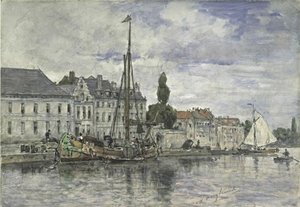 Canal In Bruxelles — Johan Barthold Jongkind