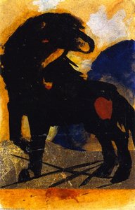 Little Black Horse — Franz Marc