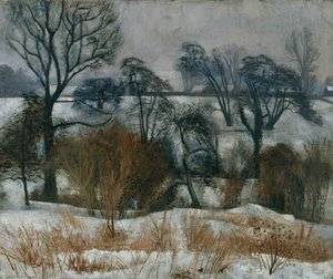 Winter — John Arthur Malcolm Aldridge, Impressionism