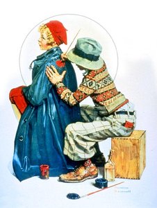 Painting Coat — Norman Rockwell