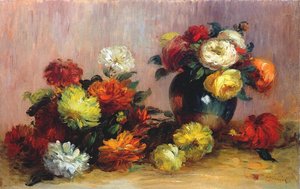 Bouquets Of Flowers — Pierre-auguste Renoir, Impressionism
