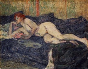 Reclining Nude — Henri De Toulouse-lautrec