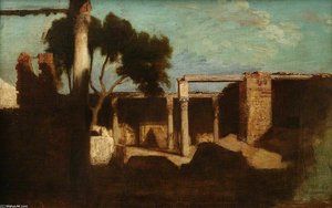 Ruins In The East — Prosper Georges Antoine Marilhat