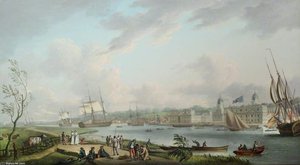 Greenwich From The Isle Of Dogs — Robert Dodd