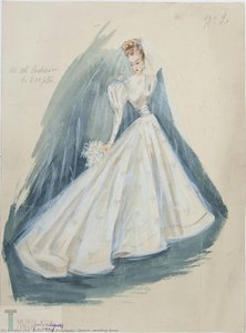 Sketch, Wedding Dress — Pedro Pablo Rodriguez