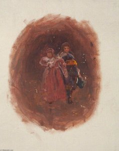 Two Children Walking — Benjamin Haughton