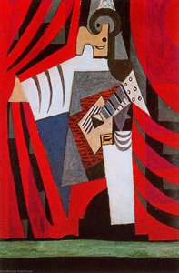 Punchinello With Guitar — Pablo Picasso