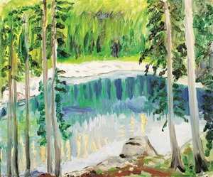 Lake Carezza In The Dolomites — Winston Spencer Churchill