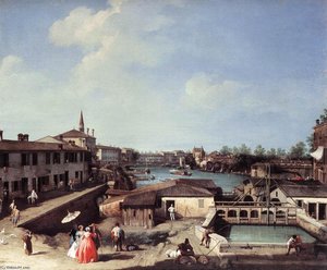Dolo On The Brenta — Canaletto